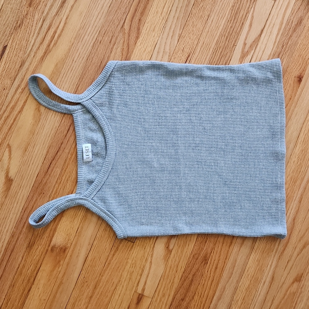 Leset Willow Waffle Classic Tank Top